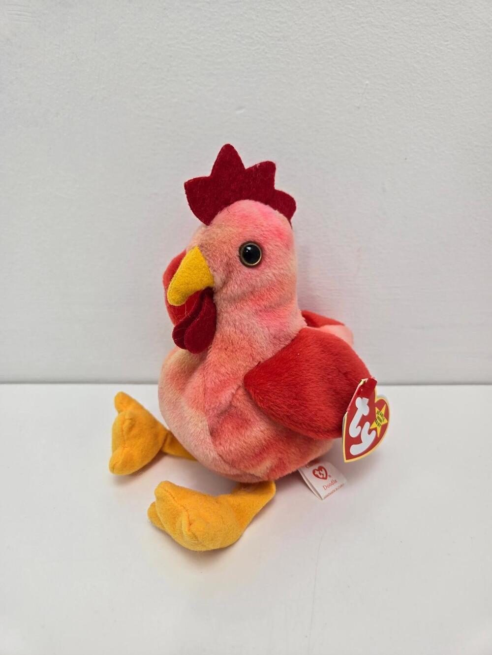 Ty Beanie Baby “Doodle” the Rooster - Name changed to Strut (6 inch)